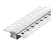 Perfil de aluminio para placas de yeso laminado (pladur) 3m,estrecho , 13mm