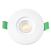 LED downlight de empotrar, 6W, IP44,blanco, con opción de elegir la temperatura de color CCT.