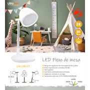 Flexo de LED dimable 8W(CCT), 3000K/4000K/6500K, 220-240V AC