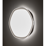 Plafón de LED dimable ;CCT 3000K/4000K/6500К; max. 72W, mando a distancia, color gris, redondo, IP20