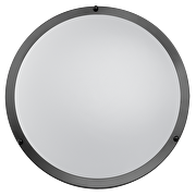 Plafón de LED decorativo, redondo, negro 24W, 4200K(luz neutral), 220-240V AC, IP20