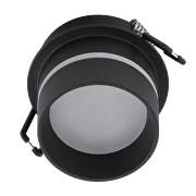 Aro decorativo de bajo deslumbramiento con efecto Glow color negro