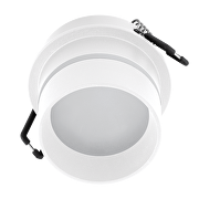 Aro decorativo de bajo deslumbramiento con efecto Glow color blanco