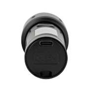 LED linterna con zoom y luz lateral 8W/8W, 6500K/3500K, 5V DC, IP44