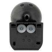 Sensor de movimiento PIR IP44 180º superficie NEGRO, LENTE NEGRA, 12m