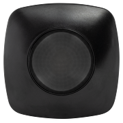 Sensor PIR de movimiento y presencia 360º IP20 superficie negro, lente negra 10m
