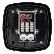 Sensor PIR de movimiento y presencia 360º IP65 superficie negro, lente negra 10m