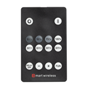 Controlador dimable con RF mando a distancia para LED iluminación de un color 12-24V 8A
