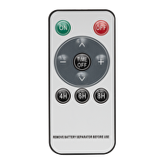 USB lámpara RGBW recargable con guirnalda 10m, IP54, 5W, Li-Ion 3.7 V DC,