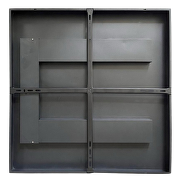 LED panel 600х600 Galaxy. para montaje de superficie/empotrar, negro, UGR<19, 40W, 4000K, 130 lm/W, 90°, 220V-240V AC,IP20