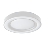 Plafón de LED dimable 3000K-6000К (ССТ) con mando a distancia, blanco,ring, redondo max.72W, IP20