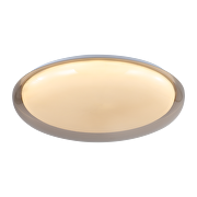 Plafón de LED dimable 3000K-6000К (ССТ) con mando a distancia, cuarzo ahumado, redondo max.72W, IP20