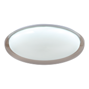 Plafón de LED dimable 3000K-6000К (ССТ) con mando a distancia, cuarzo ahumado, redondo max.72W, IP20