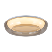 Plafón de LED 28W+5W, dimable ССТ(3000K-6000К)+RGB con mando a distancia, redondo, cuarzo ahumado, IP20