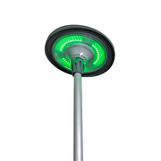 LED luminaria solar con mando a distancia y Bluetooth gestión, 20W max.,RGBW, ∅78, 140°, IP65