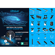 LED SMART pendel magnético, esférico, blanco 6W, CCT, 48V DC
