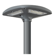 LED luminaria de parque 50W con gestión inteligente , 4000K, 220V-240V AC, IK08, IP66