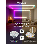 Tira de LED digital RGB , 16W/m IC WS2811, 24V DC, 16 pixels/m,COB, 5m, IP20