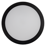 Plafón ARAD, redondo,aro negro, Е27, 220-240V AC, IK08, IP65