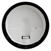 Plafón ARAD, redondo,aro negro, Е27, 220-240V AC, IK08, IP65
