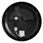 Plafón ARAD, redondo,aro negro, Е27, 220-240V AC, IK08, IP65