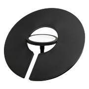 Lámpara de pie LED CCT+RGB con mando a distancia, regulable, color negro, 40W + 8W, IP20