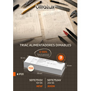 Alimentador dimable TRIAC, PUSH 24V DC, 3.125 A, 75W