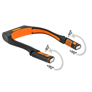 LED lámpara de trabajo para cuello 4W, max 500 lm, 6000К, 5V DC, Li-Ion 3.7 V DC 2600 mAh, IP65