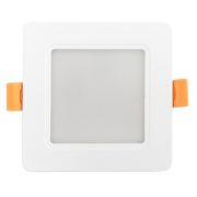 Downlight de LED, 5W, 3000K/4000K/6500K(CCT),IP54,220V-240V AC,Flickerless, cuadrado de empotrar