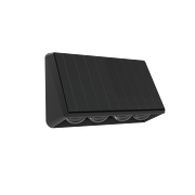 LED luminaria solar de pared CCT+RGB, 60°, IP65