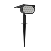 LED luminaria solar de pared/jardín CCT+RGB, 90°, IP65