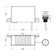 Mini cèlula crepuscular 1600W IP44